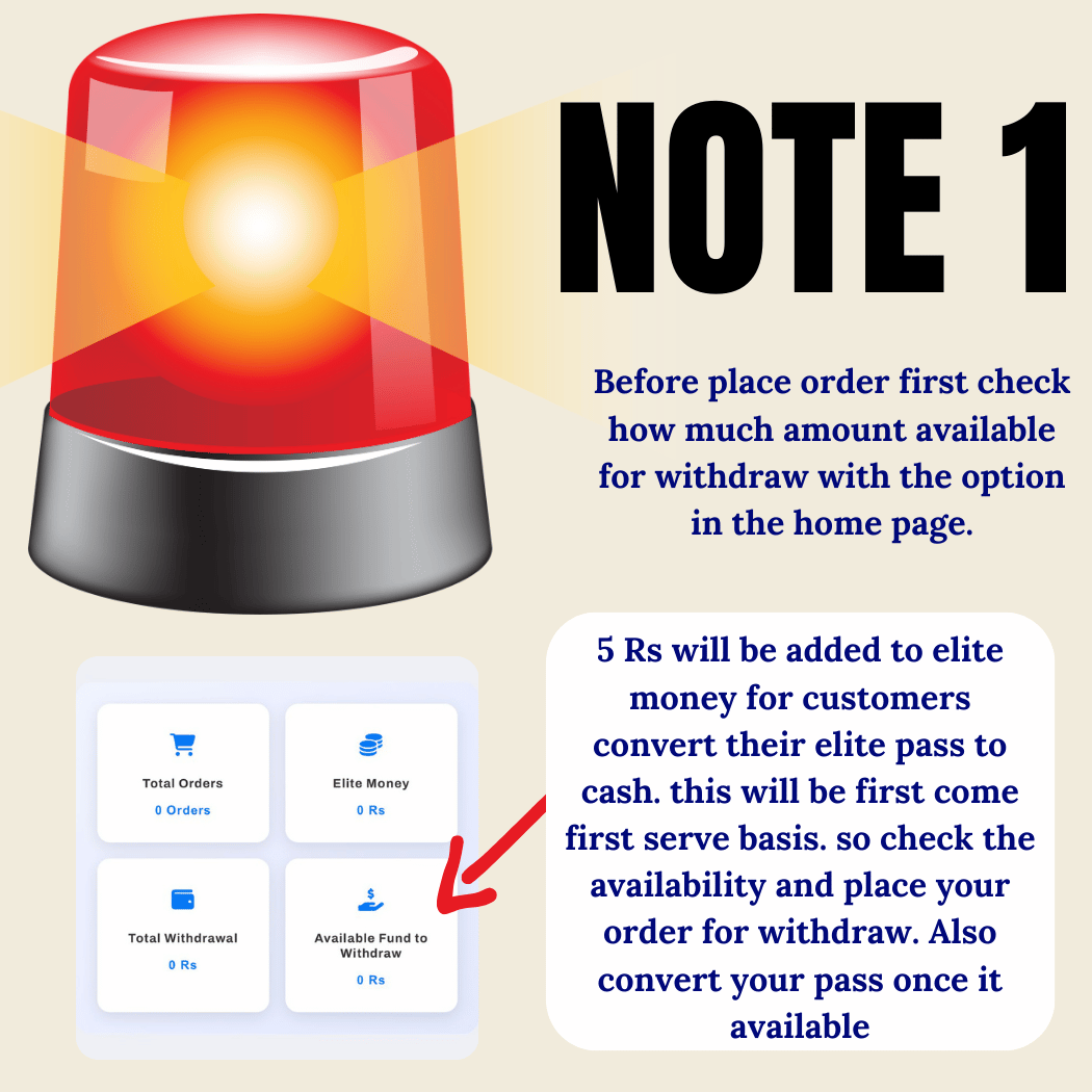 Convert & withdraw 1 pass to bank