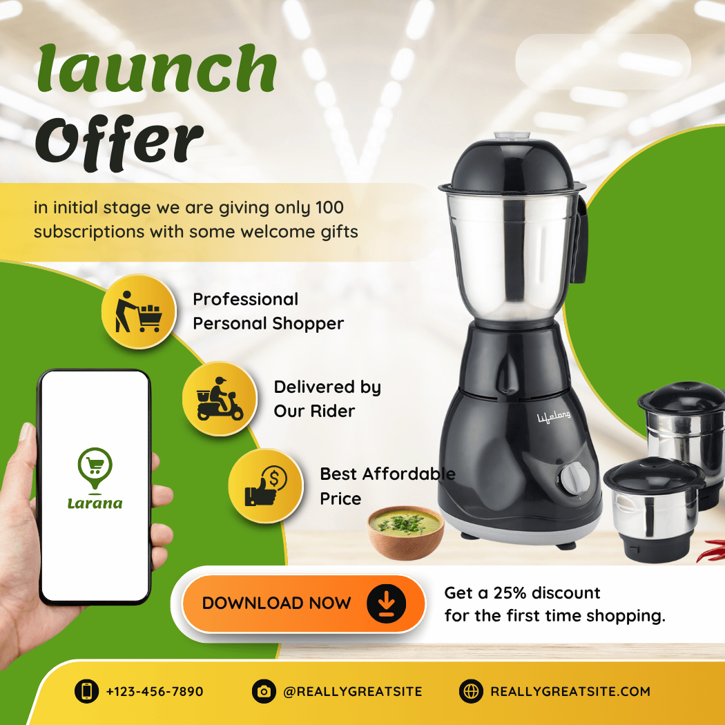 12 months (1+11 months free) grocery subscription @999/-